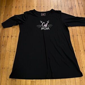 Cat Mom short night gown